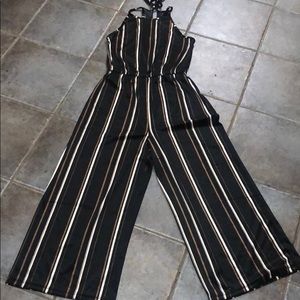 70’s Striped Jumpsuit